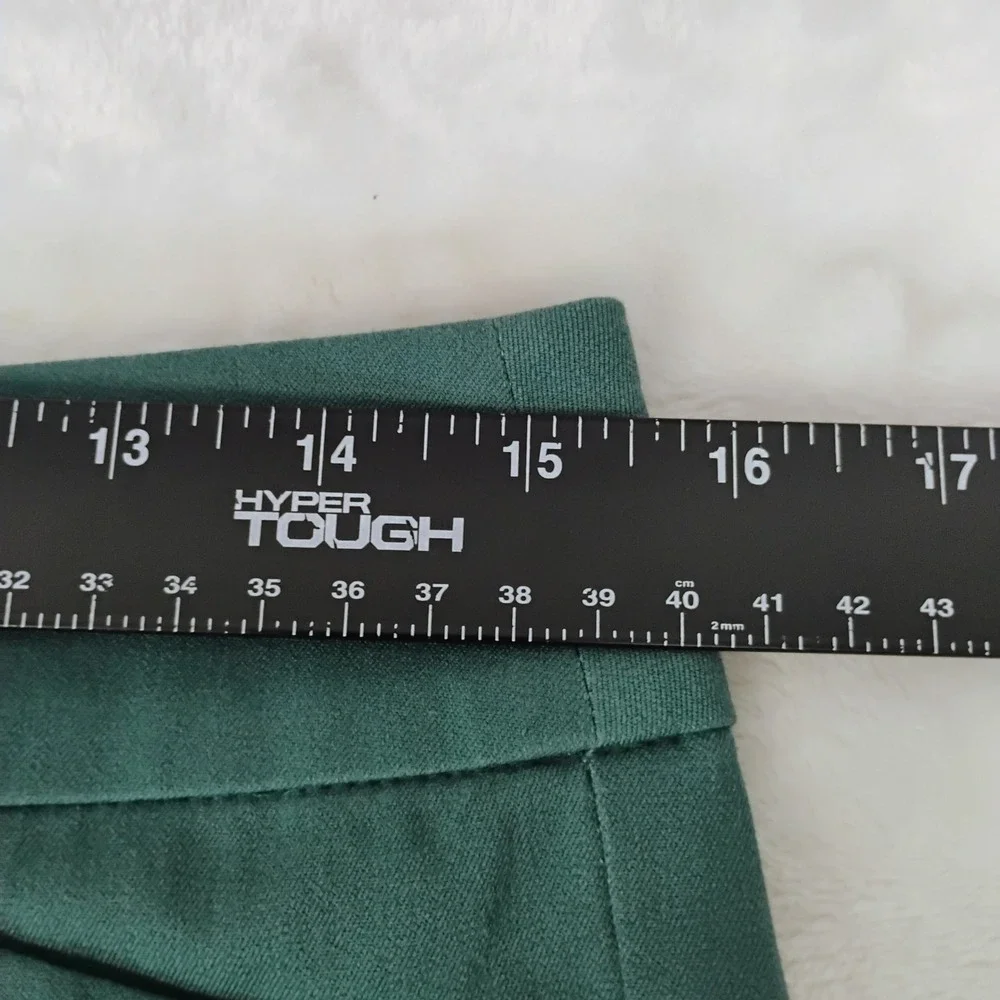 LOFT Outlet Womens Skinny Ankle Pants Green Mid Rise Size 4 NWT